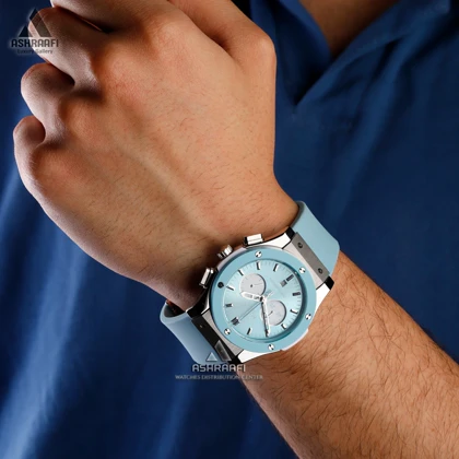 ساعت هابلوت آبی Hublot Classic Fusion Sky Blue 76-4