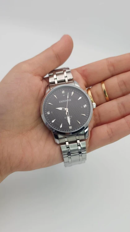 ساعت مچی مردانه امپاور Empower تمام استیل با موتور کوارتز