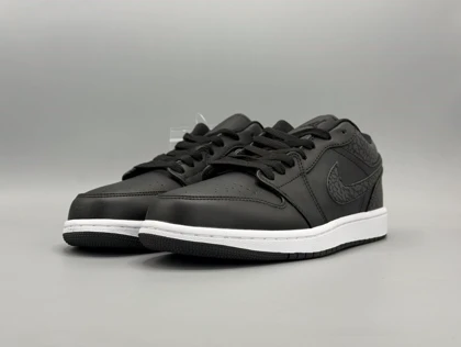 کتانی نایکی جردن1 لو بلک الفنت/Nike Air Joradan1 low Black Elephant
