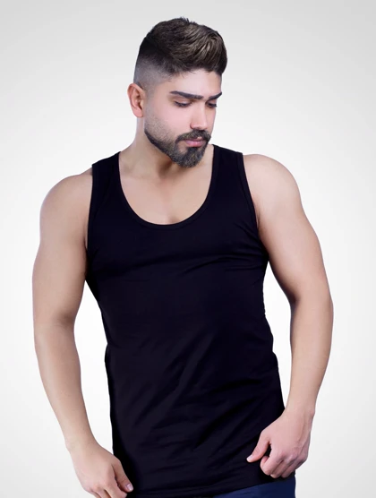 زیرپوش مردانه رکابی سفید و مشکی