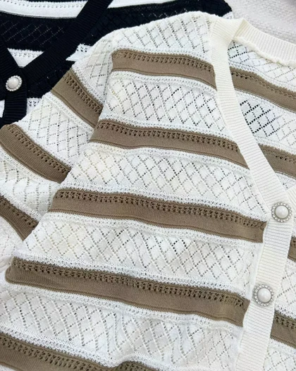 کاردیگان بافت آستین کوتاه کد 5397