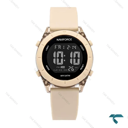 ساعت نیوی فورس صورتی یواش NaviForce-7017-L