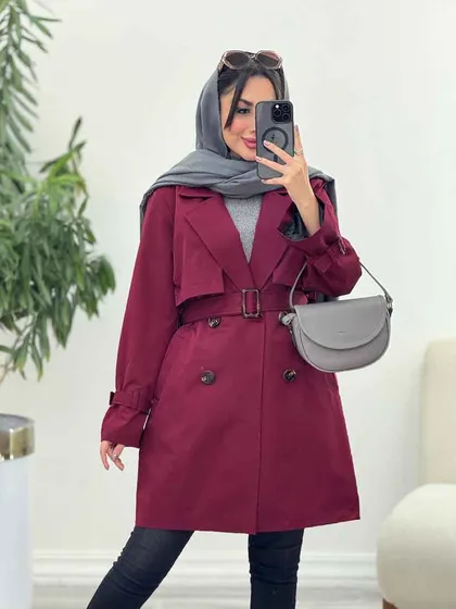 بارانی پشت ژیله پاگن دار