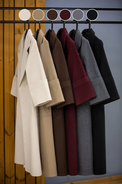 پالتو فوتر بلند آستین پاکتی New