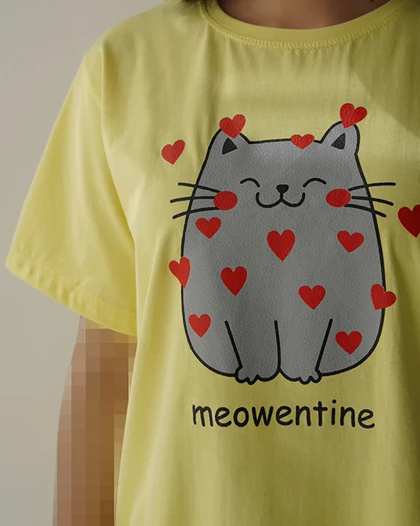 تیشرت شلوارک meow | هیبا