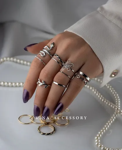 پک انگشتر مار و گل ( 1136 )
