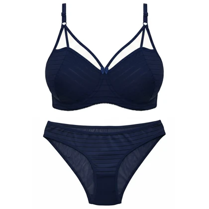 ست شورت و سوتین زنانه شارمین مدل فنردار هارنس دار کد 5464-3130