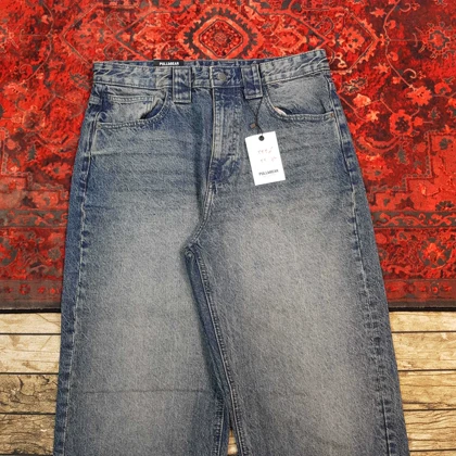 شلوار جین فول بگ مردانه pull & bear کد 344