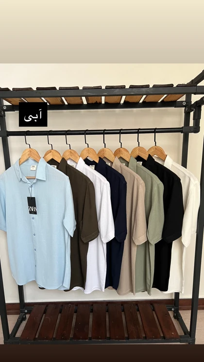 پیراهن آستین کوتاه ساده 2660