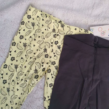 شلوار دخترانه لوپیلو کد Z-SX32 مجموعه 2 عددی