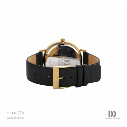ساعت مچی عقربه ای مردانه دنیش دیزاین (Danish design) مدل Måne Gold Large IQ11Q1260