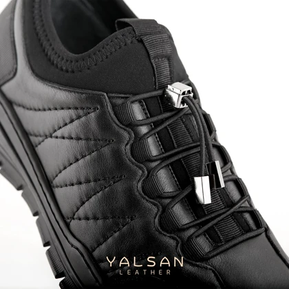 کفش روزمره زنانه چرم یلسان مدل هوداد کد 683-GN