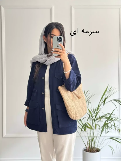 مانتو کتان شایلین