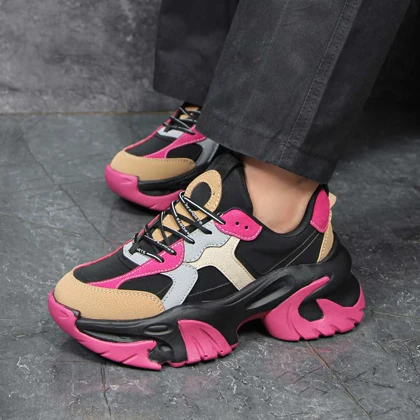 کفش و کتانی زنانه بالنسیاگا BALENCIGA رنگ صورتی
