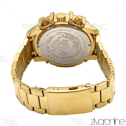 ساعت دیزل مردانه براوو تمام طلایی 105974