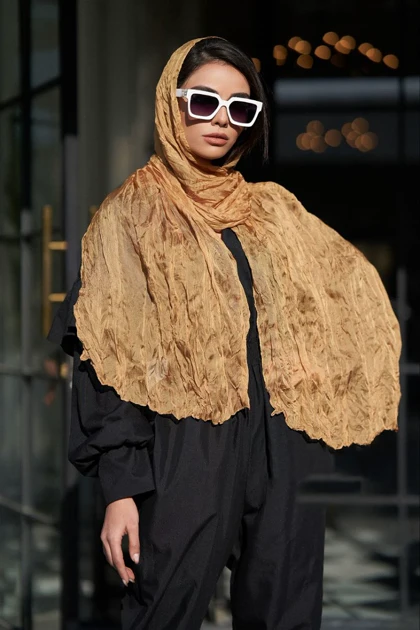 شال چروک ابریشم