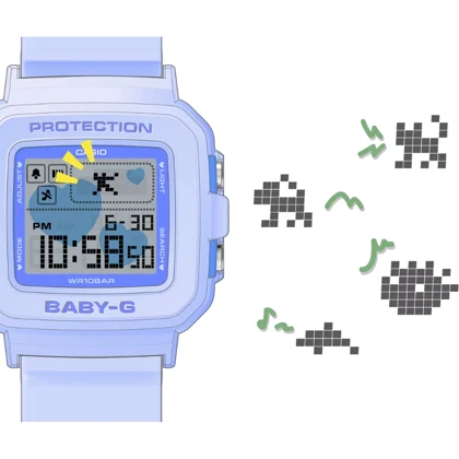 ساعت مچی دیجیتال زنانه کاسیو Casio مدل BGD-10KH-4DR ضد ضربه
