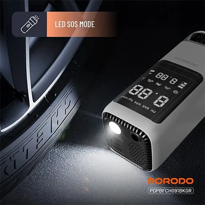 جامپ استارتر پرودو مدل PORODO MULTI-FUNCTIONAL PDPBFCH091BK