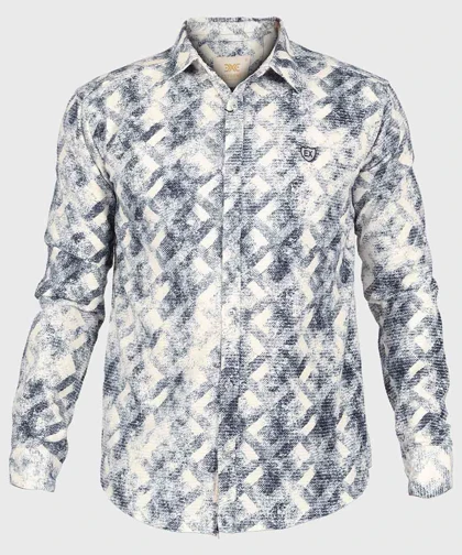 پیراهن پشمی مردانه طرحدار 0187