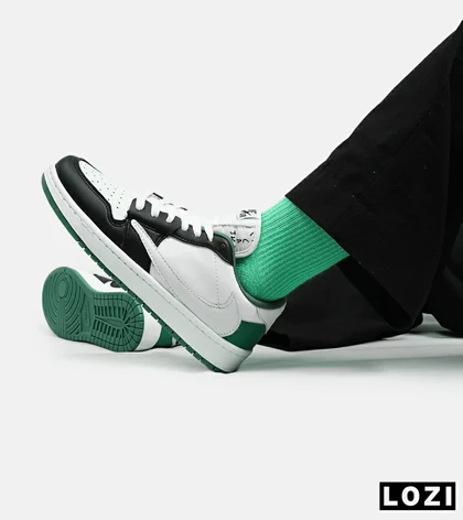 کفش کتانی مردانه سفید مشکی سبز NIKE travis scott
