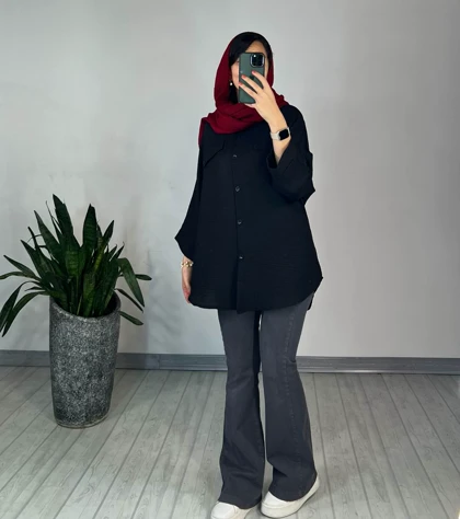 مانتو دکمه دار برکه 5