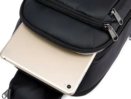 کیف کراس بادی مردانه بنج اصل BANGE BG-1911 با پورت USB