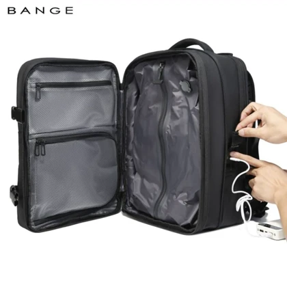 کوله پشتی 40 لیتری بنج BANGE اصل مدل BG-3028-1 قفل دار با پمپ وکیوم