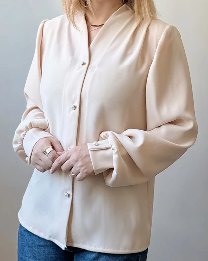 شومیز Lady (کرم)