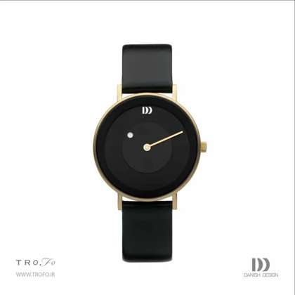 ساعت مچی عقربه ای مردانه دنیش دیزاین (Danish design) مدل Måne Gold Large IQ11Q1260