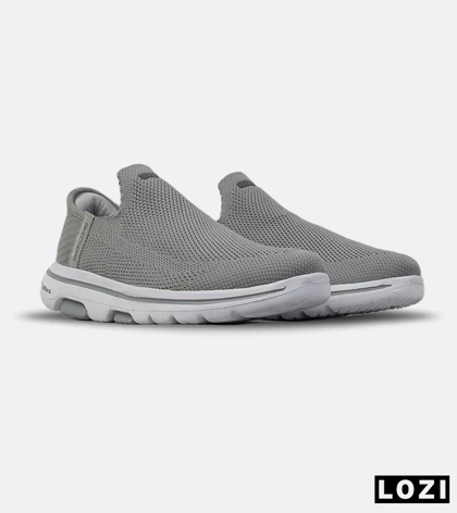 کفش کتانی طبی ورزشی طوسی SKECHERS Slip-Ins مدل 8857
