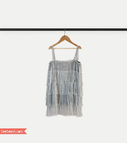 تاپ رسمی نقره ای