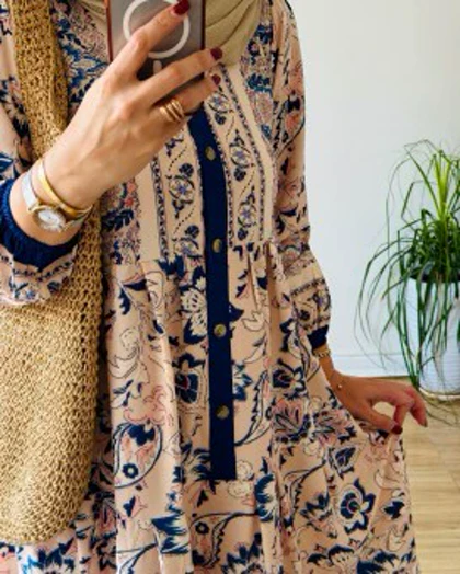 پیراهن ساحلی مزونی فرح 4