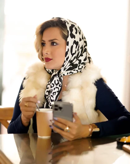 مینی اسکارف پاییزه روسری قواره کوچک