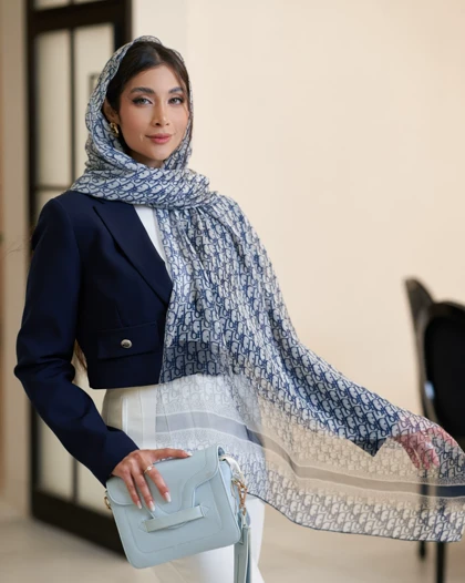 شال ابریشم تور دیور 20617