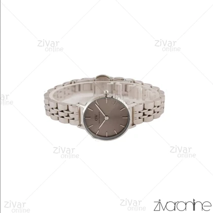 ساعت دنیل ولینگتون زنانه سیلور صفحه طوسی خطی اسمال 104711