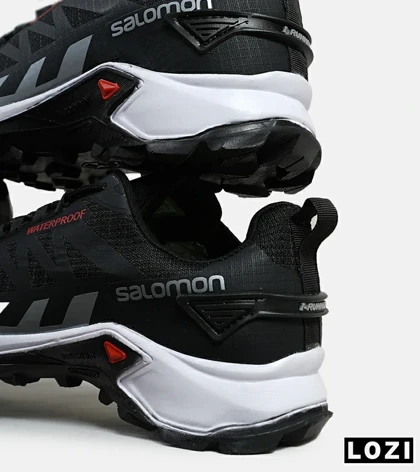 کفش کتانی مردانه و زنانه مشکی Salomon waterproof