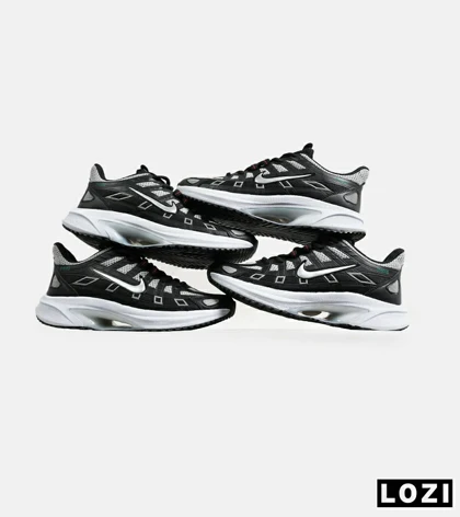 کفش کتانی مردانه و زنانه مشکی طوسی نایک NIKE P-6000