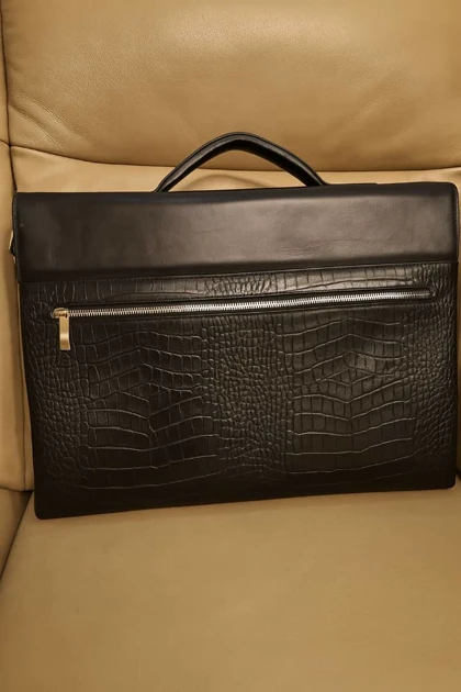 کیف اداری چرمی طرح ایتالیایی