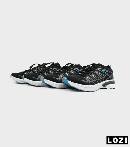 کفش کتانی مشکی آبی سفید سالومون Salomon X ULTRA