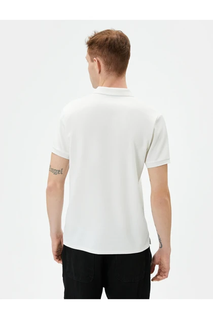 تیشرت یقه پولو مردانه اورجینال کوتون koton