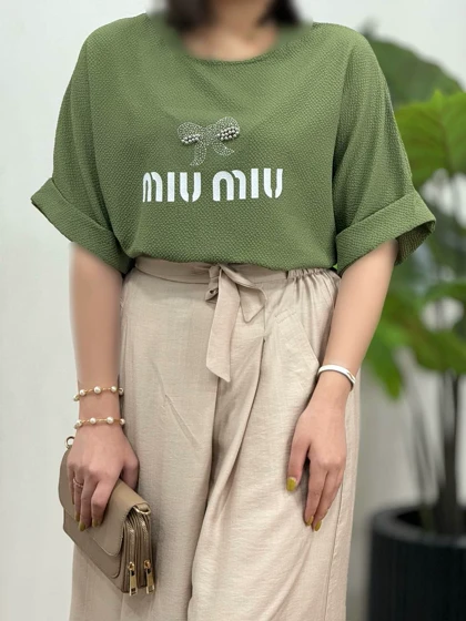 شومیز نگین دوزی آسا