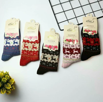 جوراب زمستونی طرح گوزن