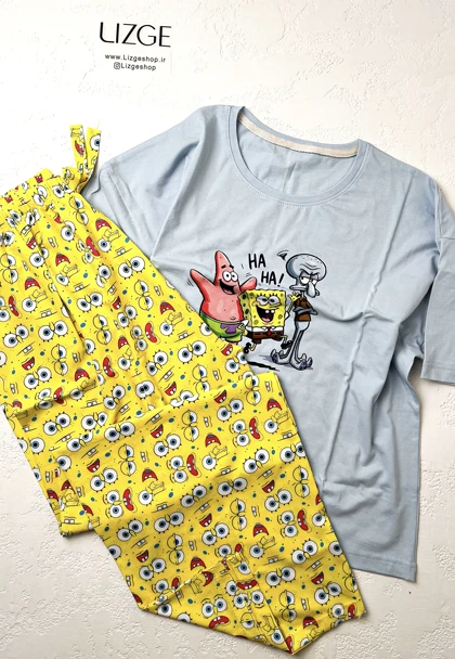 ست تیشرت و شلوار راحتی زنانه مدل cute