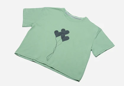 تیشرت کراپ نخ پنبه