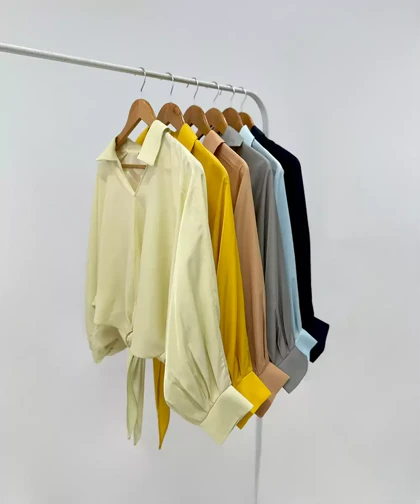 شومیز طرح گره‌ای کد SN037