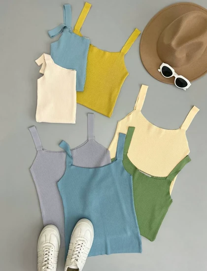 تاپ کبریتی یقه خشتی کد 2884