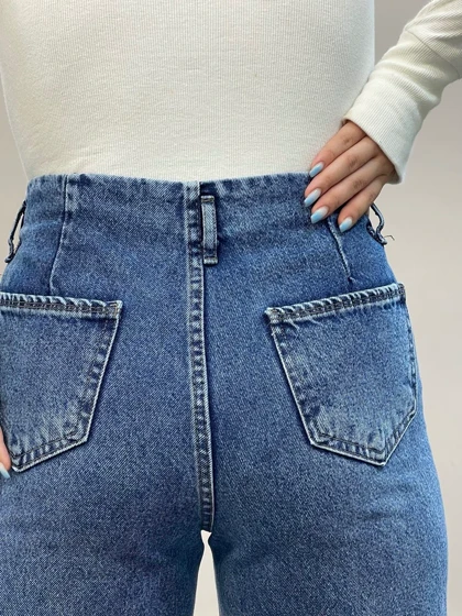 شلوار جین وایدلگ دریایی 2213ویتا