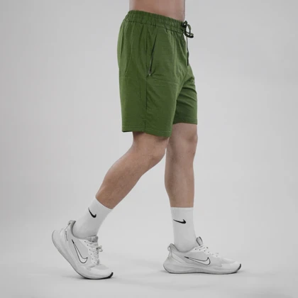 شلوارک ورزشی مردانه نایک مدل Dri Fit-D9108 سبز تیره