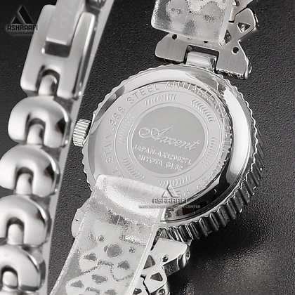 ساعت اکسنت بند نقره ای Axcent AX120027SP