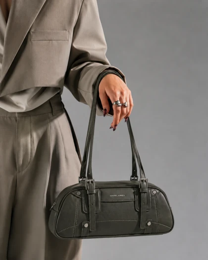 کیف دستی زنانه چرم مصنوعی دیوید جونز DAVIDJONES